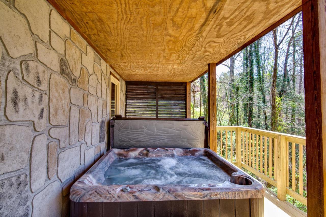 North Ridge Place Brand New Log Cabin With Hot Tub Great Location Sevierville Eksteriør billede
